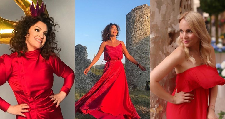 Poznate Hrvatice nisu odoljele crvenim haljinama koje su definicija elegancije